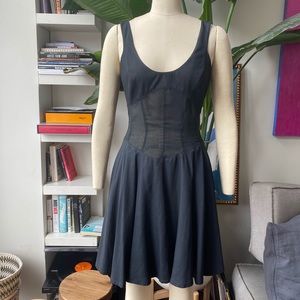 Vintage Thierry Mugler corset dress